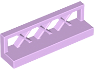 Fence Lattice 1 x 4 x 1 in Lavender