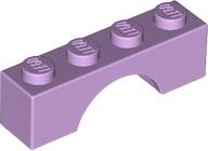 Brick Arch 1 x 4 in Lavender