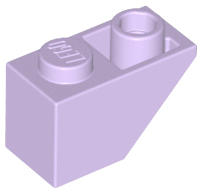 Brick Sloped Inverted 45° 2 x 1 in Lavender