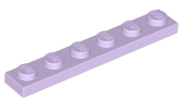 Plate 1 x 6 in Lavender