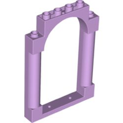 Panel 1 x 6 x 7 with 2 Columns and Arch in Lavender