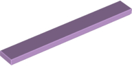 Tile 1 x 8 with Groove in Lavender