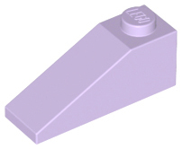 Brick Sloped 33° 3 x 1 in Lavender