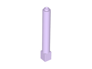 Support Round 1 x 1 x 6 Solid Pillar in Lavender