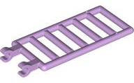 Bar 7 x 3 with Double Clips (Ladder) [Round Clips] in Lavender