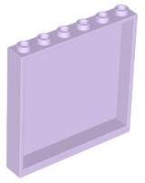 Panel 1 x 6 x 5 in Lavender