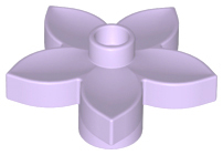 Duplo Plant, Flower with 1 Top Stud in Lavender