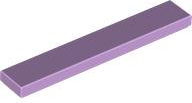 Tile 1 x 6 with Groove in Lavender