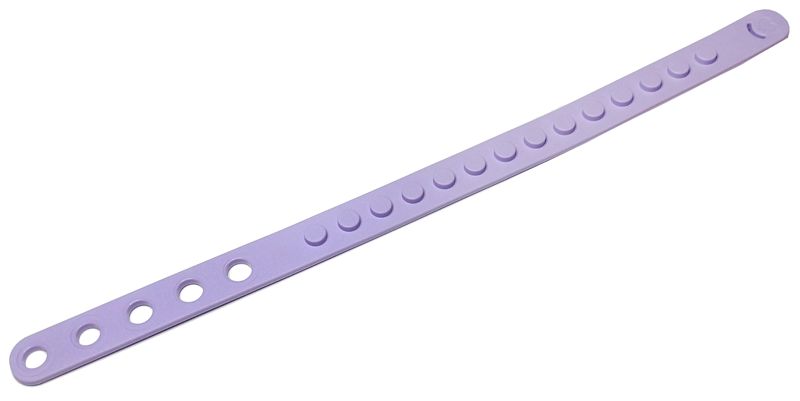 DOTS Bracelet 1 Stud Wide in Lavender