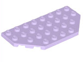 Wedge Plate 4 x 8 Cut Corners in Lavender