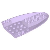 Aircraft Fuselage Curved Forward 6 x 10 Bottom in Lavender