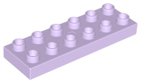 Duplo Plate 2 x 6 in Lavender
