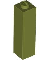 Brick 1 x 1 x 3 in Olive Green