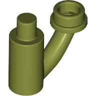 Plant, with Bar and Off-shoot with Stud in Olive Green