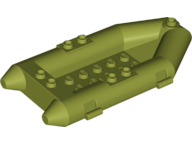 Boat / Rubber Raft / Dinghy 6 x 10 in Olive Green