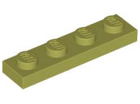 Plate 1 x 4 in Olive Green