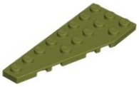 Wedge Plate 8 x 3, 22° Left in Olive Green