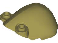 Large Figure Limb Cover 4 x 5 with 2 Studs in Olive Green