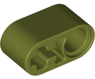 Technic Beam 1 x 2 Thick with Pin Hole and Axle Hole in Olive Green