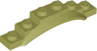 Wheel Arch, Mudguard, 1 1/2 x 6 x 1 [Arch Extended] in Olive Green