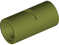 Technic Pin Connector Round [Slotted] in Olive Green