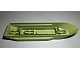 Boat Hull 51 x 12 x 6 with Side Bulges in Olive Green
