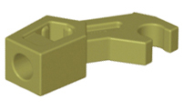 Arm Mechanical with Clip [Thick Support] in Olive Green