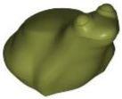 Animal, Frog in Olive Green