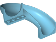 Slide Curved 180° in Medium Azure