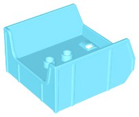 Duplo Dump Truck Bed 4 x 4 x 2 (Tipper) in Medium Azure