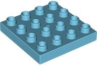 Duplo Plate 4 x 4 in Medium Azure