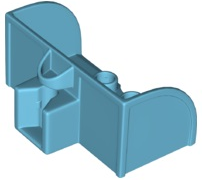 Duplo Tractor Bucket / Scoop in Medium Azure