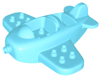 Duplo Airplane 12 x 10 x 4 in Medium Azure