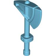 Duplo Axe / Tomahawk Square Handle and Hollow Bottom in Medium Azure