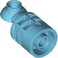 Brick Round 2 x 2 D. Tube with Rotation Joint Ball Half in Medium Azure