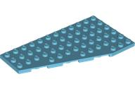 Wedge Plate 6 x 12 Left in Medium Azure