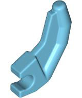 Animal / Creature Body Part, Claw with Clip in Medium Azure