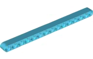 Technic Beam 1 x 15 Thick in Medium Azure