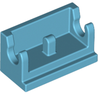 Hinge Brick 1 x 2 Base in Medium Azure