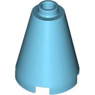 Cone 2 x 2 x 2, Open Stud in Medium Azure