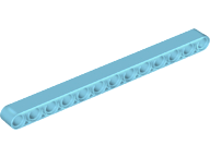 Technic Beam 1 x 13 Thick in Medium Azure