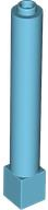 Support Round 1 x 1 x 6 Solid Pillar in Medium Azure