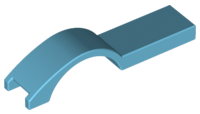Wheel Arch, Mudguard 1 x 4 1/2 in Medium Azure