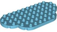 Duplo Plate 12 x 6 Rounded (Cloud) in Medium Azure