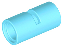 Technic Pin Connector Round [Slotted] in Medium Azure