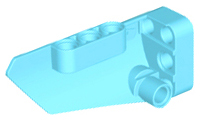Technic Panel Fairing # 4 Small Smooth Long, Side B in Medium Azure