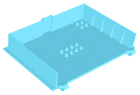 Plate Special Book 11 x 16 in Medium Azure