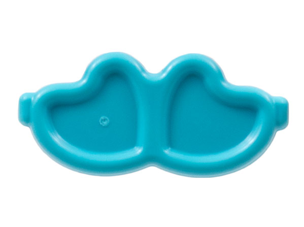 Plant, Flower, 7 Petals on Pin in Medium Azure