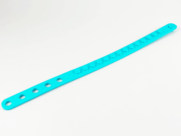DOTS Bracelet 1 Stud Wide in Medium Azure