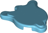 Tile Special, Splat with Rounded Sides in Medium Azure
